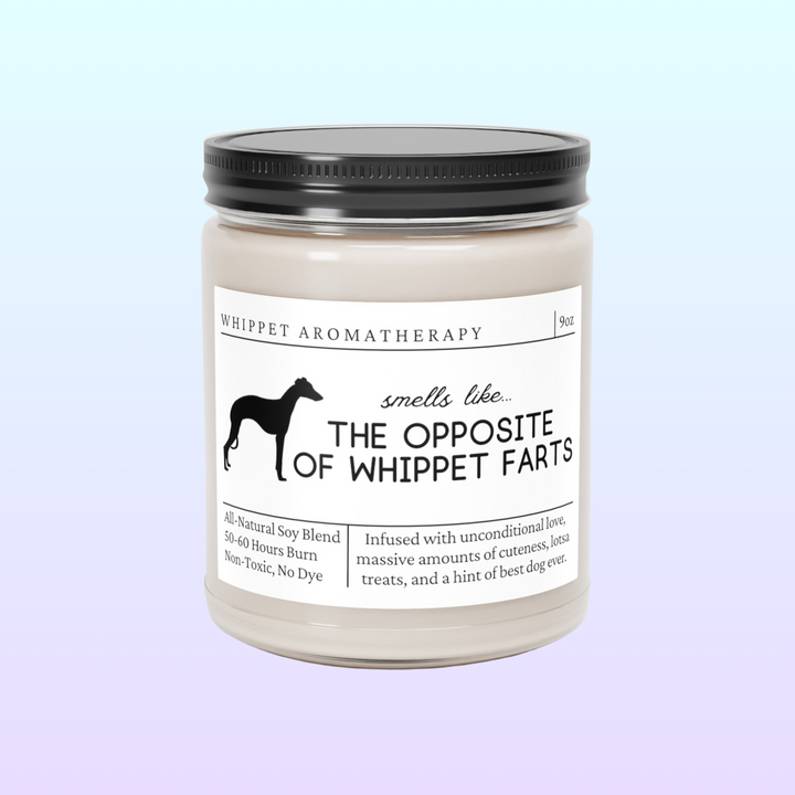 Whippet Candle - Smells Like The Opposite Of Whippet Farts