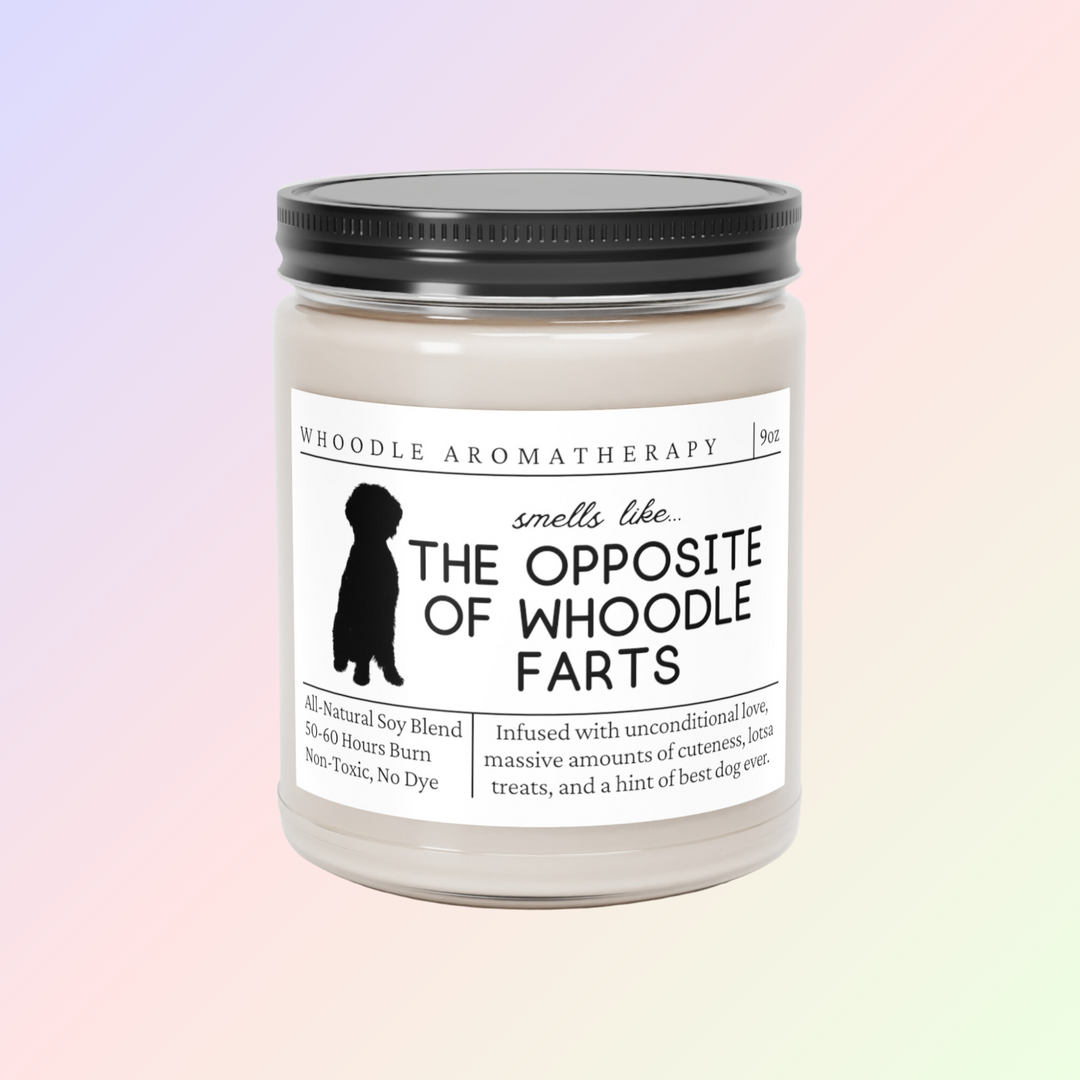 Whoodle Candle - Smells Like The Opposite Of Whoodle Farts