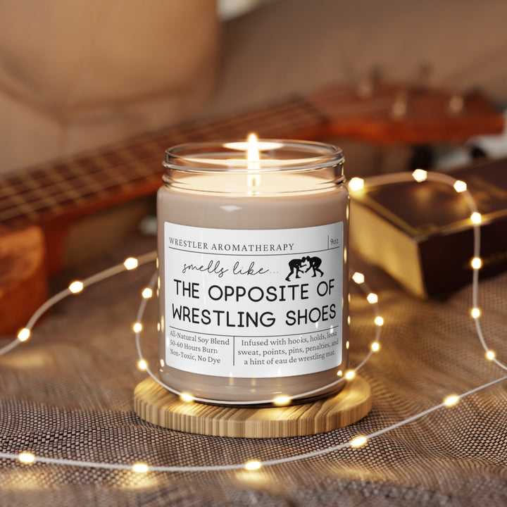 Wrestler Candle - Smells Like The Opposite Of Wrestling Shoes