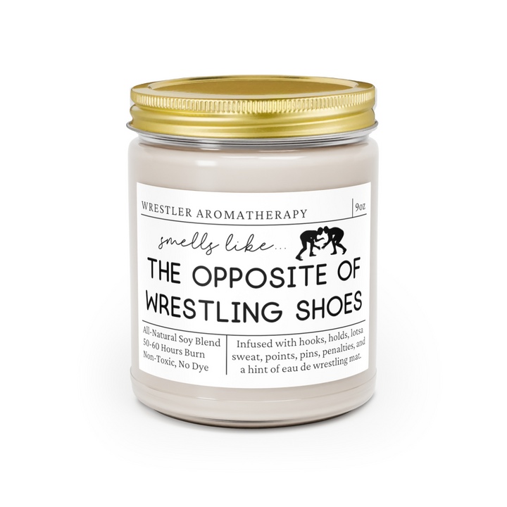 Wrestler Candle - Smells Like The Opposite Of Wrestling Shoes