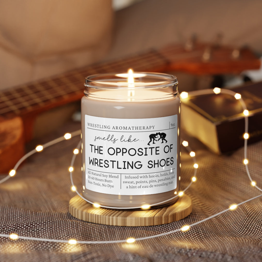 Wrestling Candle - Smells Like The Opposite Of Wrestling Shoes