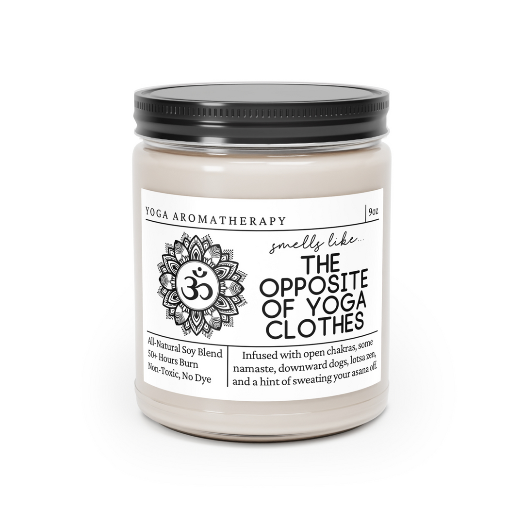 Yoga Candle - Smells Like The Opposite Of Yoga Sweat