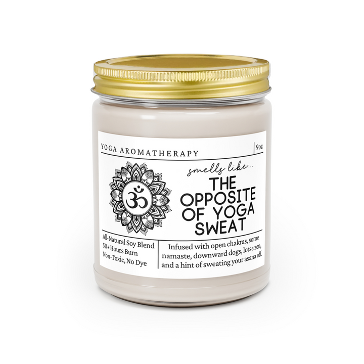 Yoga Candle - Smells Like The Opposite Of Yoga Sweat