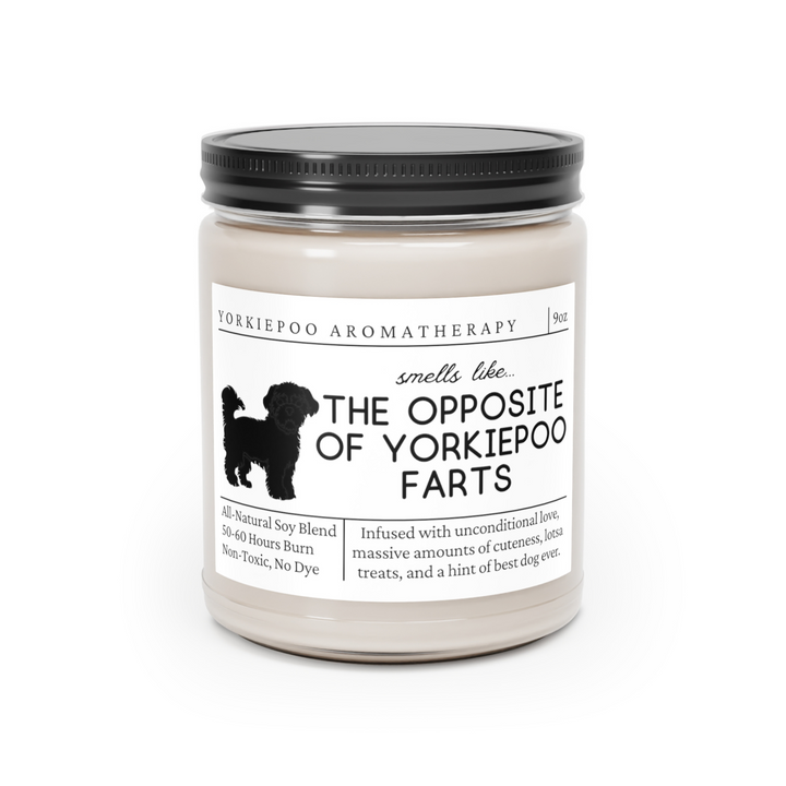 Yorkiepoo Candle - Smells Like The Opposite Of Yorkiepoo Farts