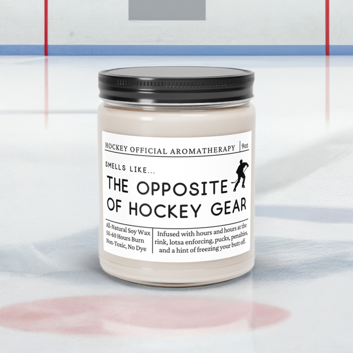 Hockey Official Candle - Smells Like the Opposite of Hockey Gear