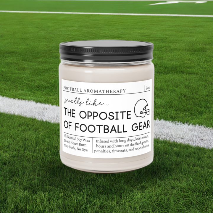 Football Candle - Smells Like the Opposite of Football Gear