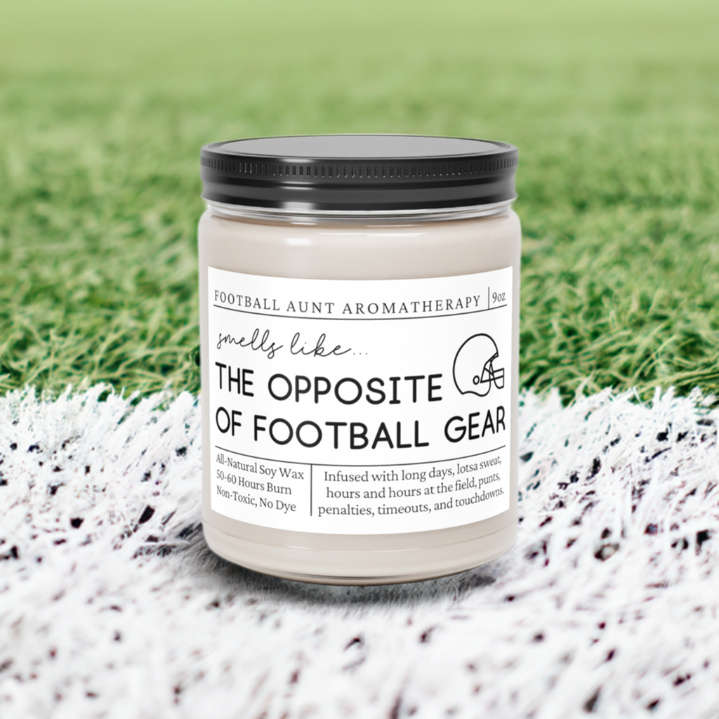 Football Aunt Candle - Smells Like the Opposite of Football Gear