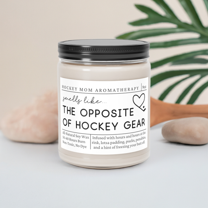 Hockey Mom Candle - Smells Like the Opposite of Hockey Gear