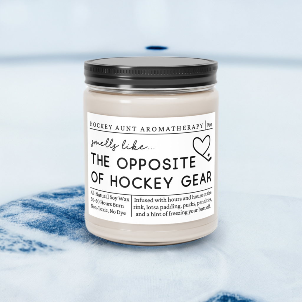 Hockey Aunt Candle - Smells Like the Opposite of Hockey Gear