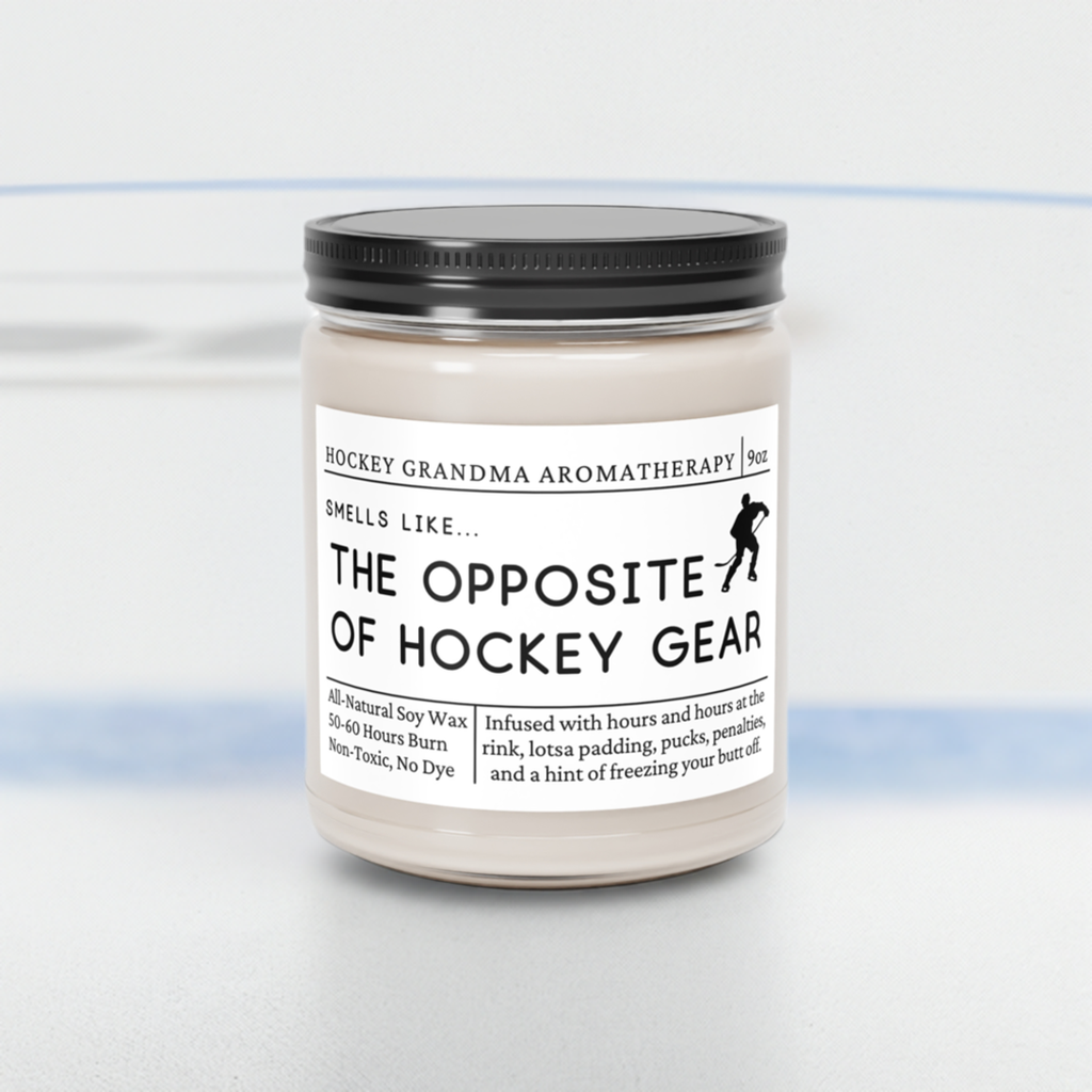 Hockey Grandma Candle - Smells Like The Opposite Of Hockey Gear