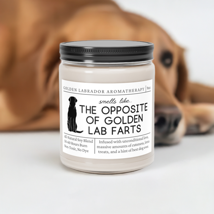 Golden Lab Candle - Smells Like The Opposite Of Golden Lab Farts