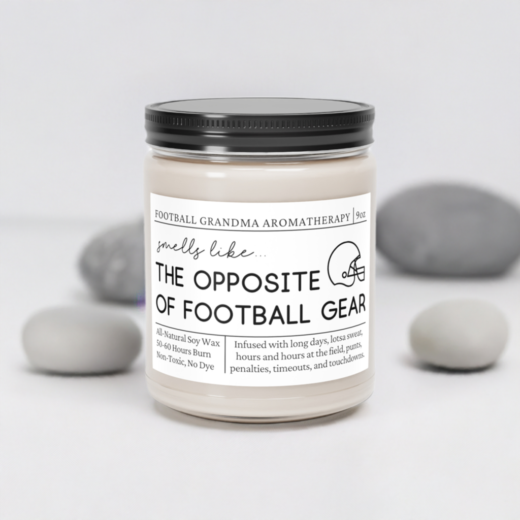 Football Grandma Candle - Smells Like the Opposite of Football Gear